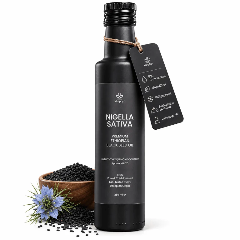 Flasche Vitaphyt Äthiopisches Schwarzkümmelöl, 250 ml
