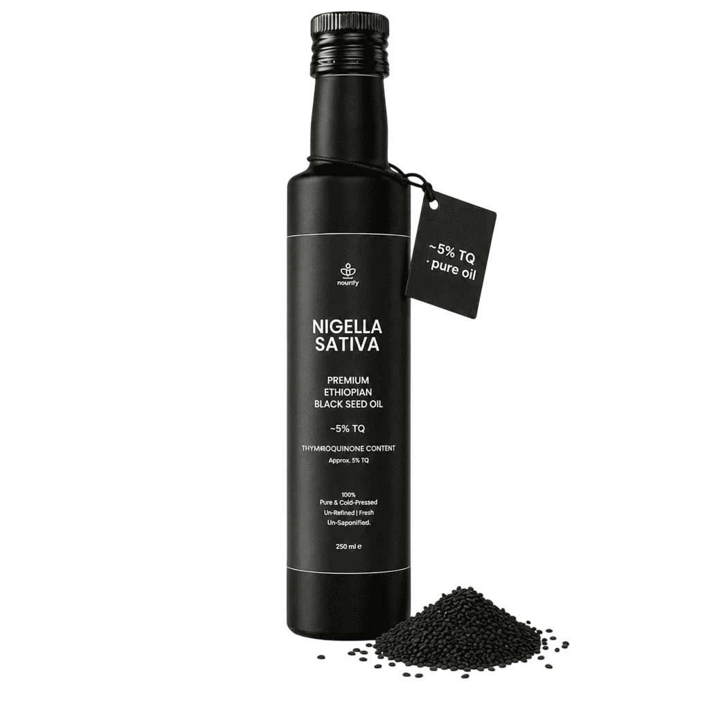Vitaphyt Schwarzkümmelöl 250 ml, UV-Dorica-Flasche aus dunklem Glas